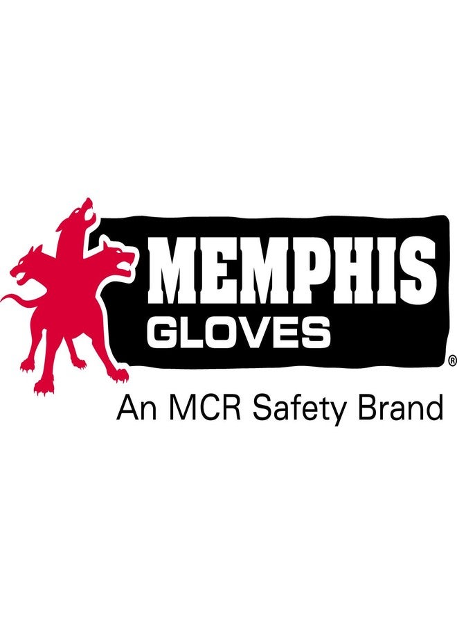 Memphis Glove 9673L Foam Nitrile Gloves, Large, Black/Gray (Pack of 12) - Image 2